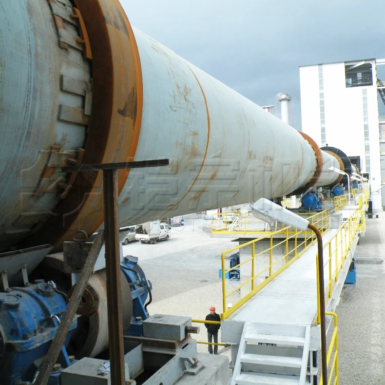 
500TPD Building Material Machinery Rotary Kiln Cement Production Line 
