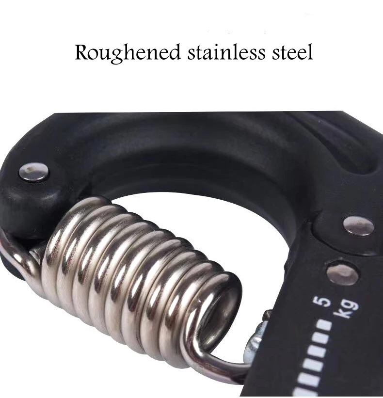 5-60kg Smart Counting Grip Strengthener Gripper R-Shape Adjustable Hand Grip Pinch Carpal Expander