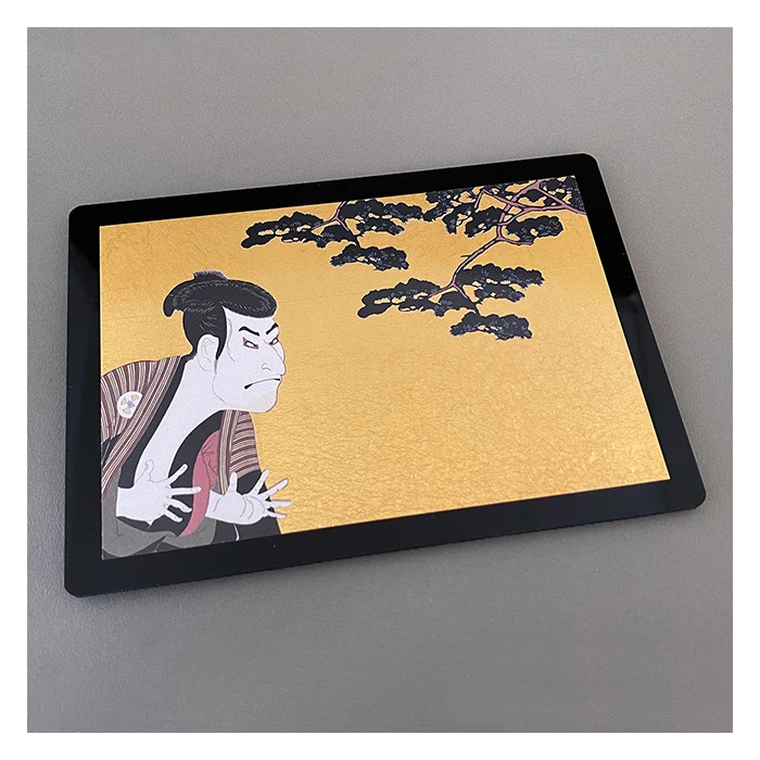 Kanazawa fabric acrylic gold leaf the mouse pad big made in Japan