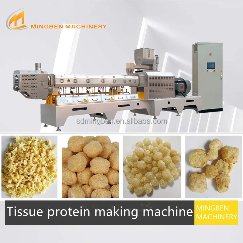 Chinese factory full automatic soybean texture protein production line/Tvp/Tsp soybean plant protein production line