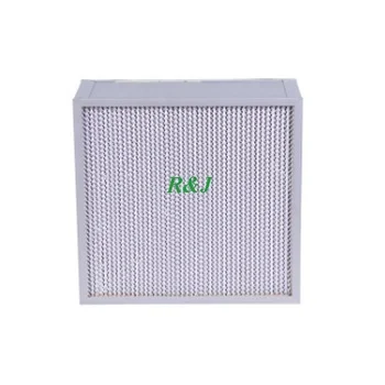 Industrial HEPA Filter With 99.99% Filtration Efficiency For Clean Room H14 HEPA Filter For Conditioning Ventilation
