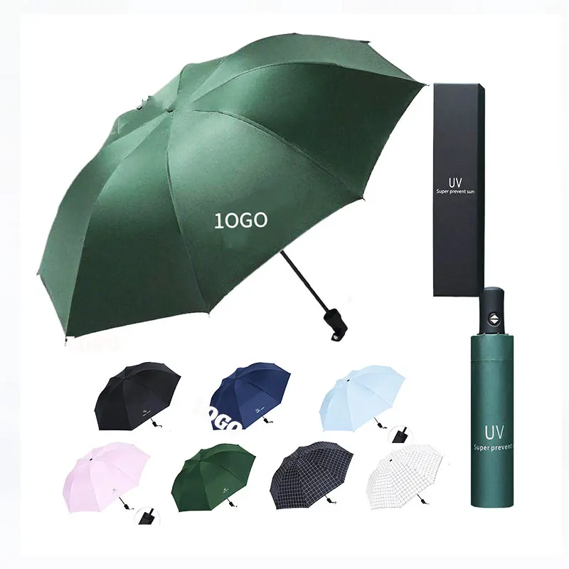 TM5 Promotional Folding Umbrella Personal Logo sunshade custom logo compact portable rain automatic windproof umbrella with logo