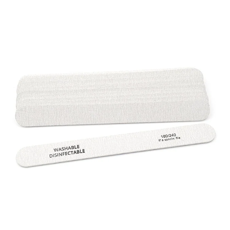 Professional Disposable Wooden Nail Files Double Sided Durable Emery Boards Mini Nail File Private Label Natural Nails Art Tools