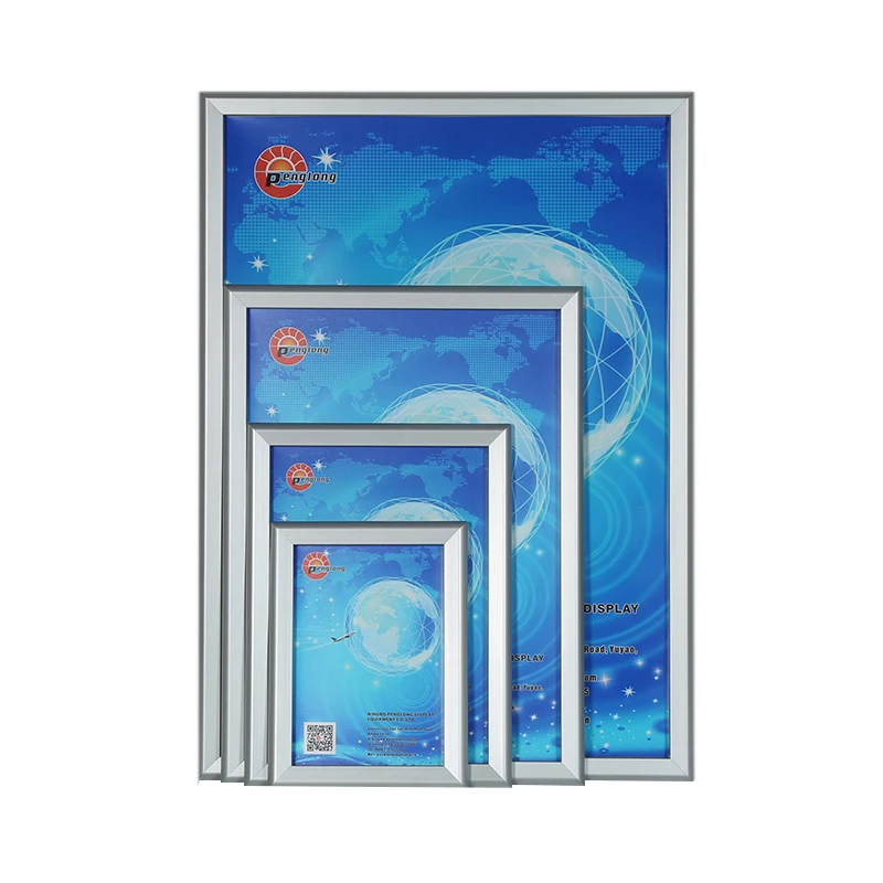 Aluminum Outdoor Advertising Wall Poster Snap Holder Picture Frame B2 50*70