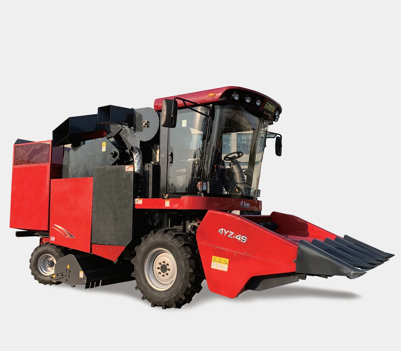 High speed maize harvester machine corn combine harvester machine for sale