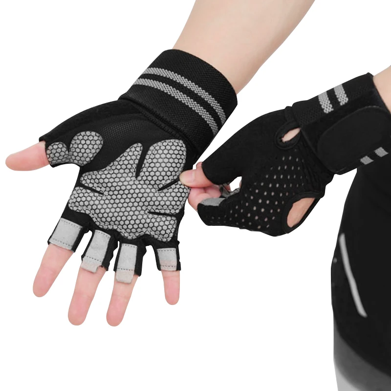 guantes de para gym gloves men weight lifting fitness workout sports gloves fitness grips