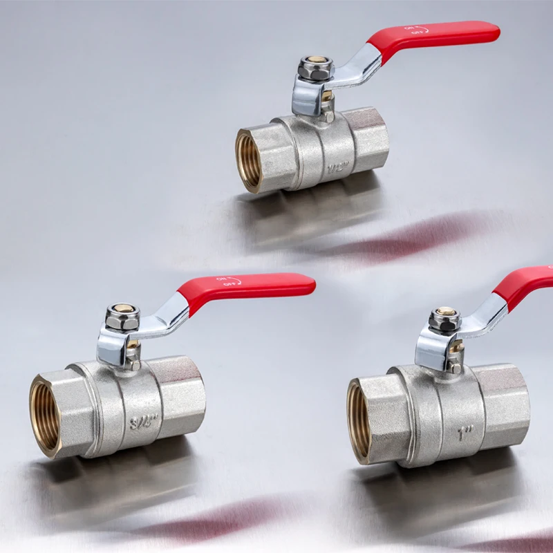 TMOK Factory Италия 1 дюйм 4 дюйма 2 шт. Bsp Npt ручной латунный резьбовой шаровой клапан газа воды масла