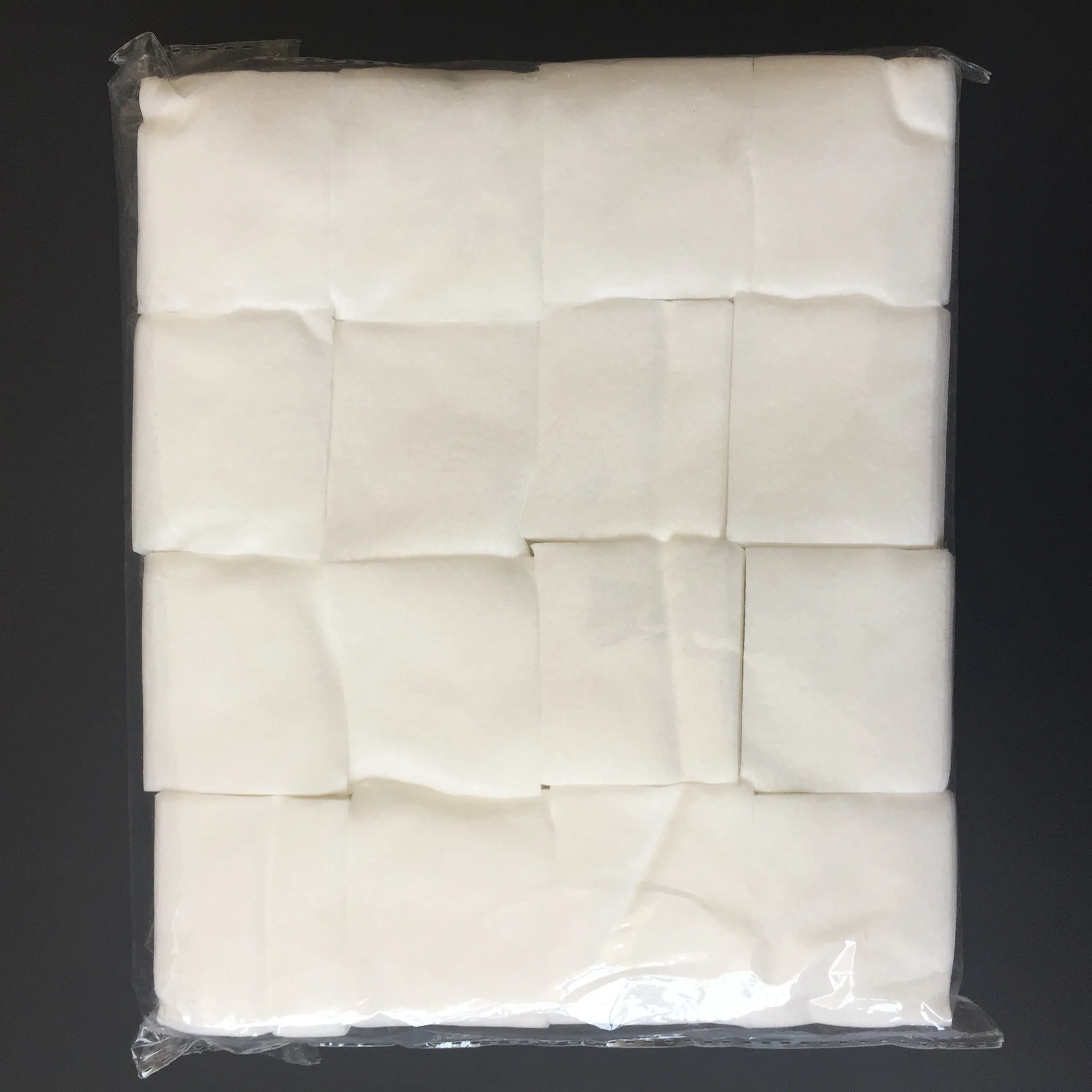 Permanent cosmetic cotton pad nail art cleaning pad and tattoo products facial cosmetic cotton pad