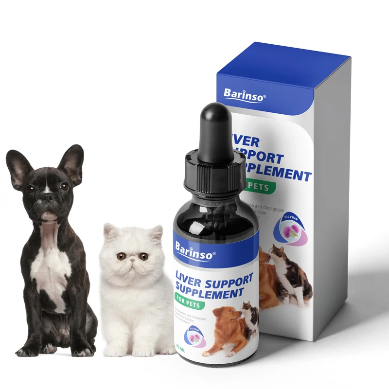 OEM&ODM Dog Liver Supplement Rich in Milk Thistle Extract, BioPerine, Turmeric Curcumin