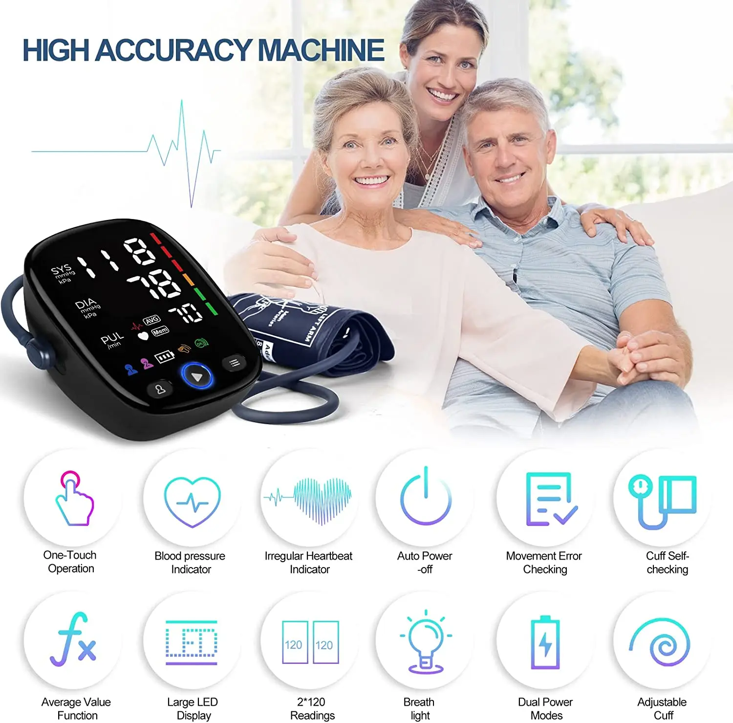 Factory Products Homecare BP Monitor Shenzhen Digital Sphygmomanometer
