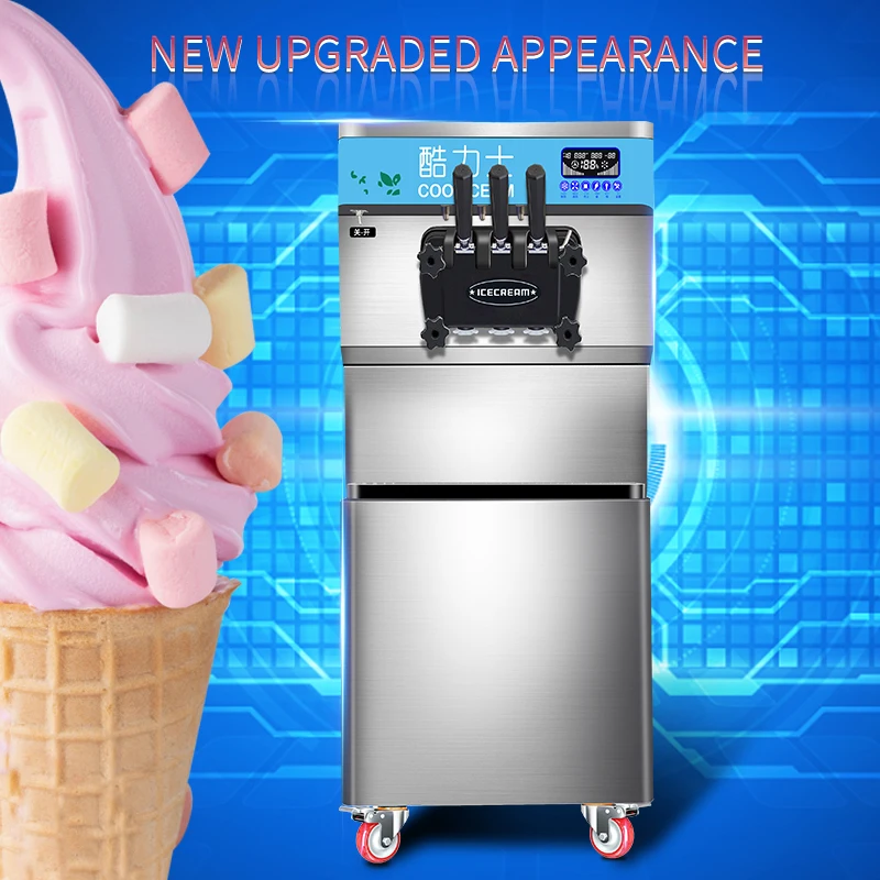 MK-628DB  beautiful  high quality commercial battery operated ice cream mold wafer biscuit  machine big  capacity for business