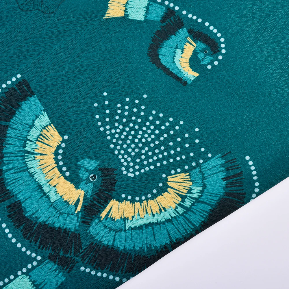 Creative animal pattern design soft 100% polyester print fabrics for clothing