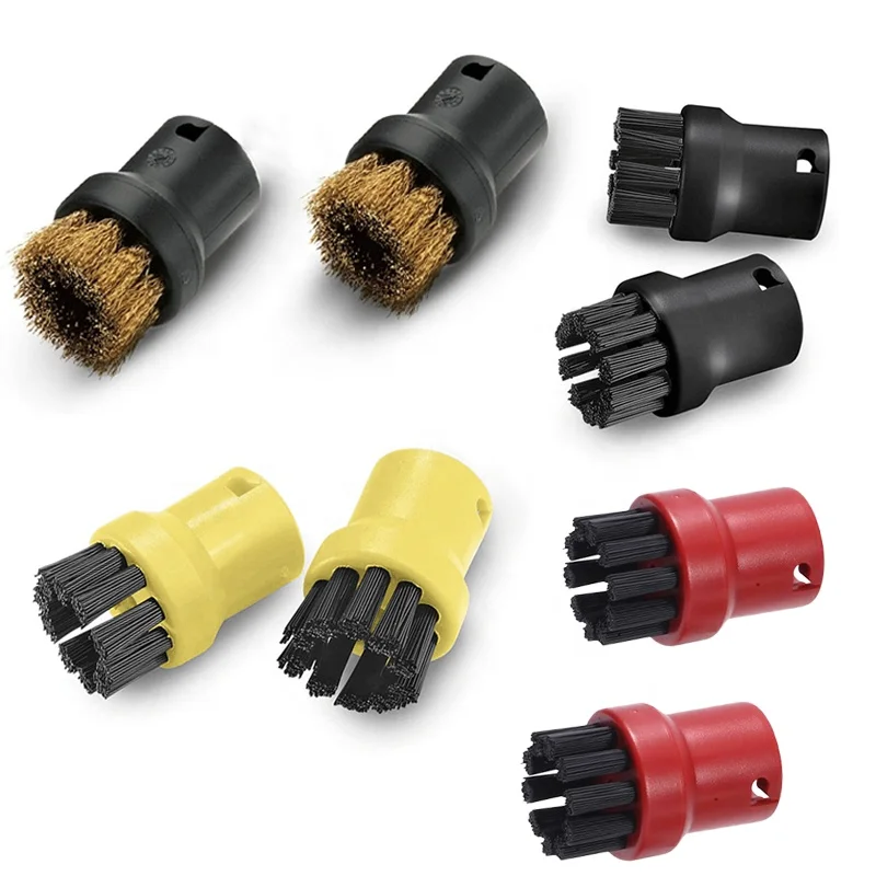 Оптовая продажа многофункциональная круглая щетка латунная для Karcher EasyFix пароочиститель кухни ванной комнаты