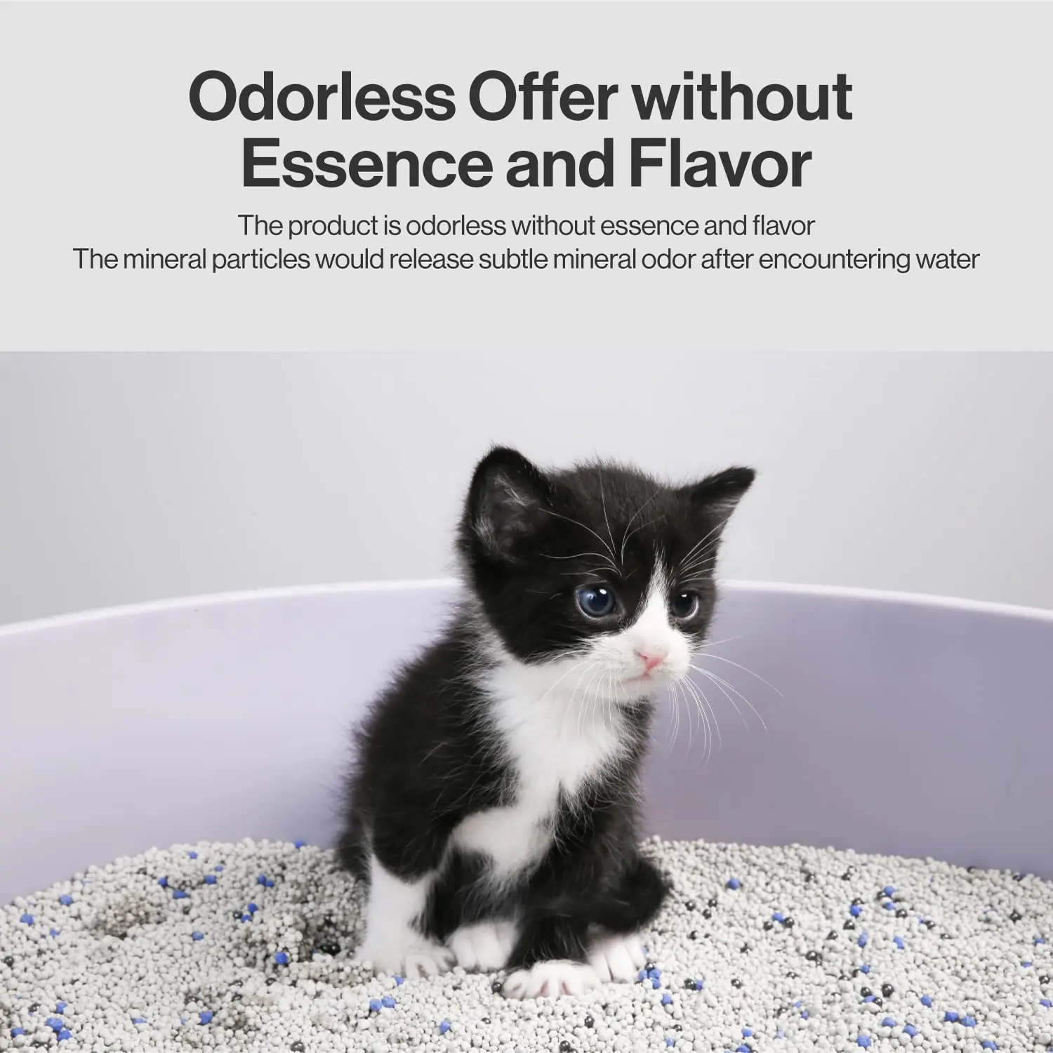 GLCL03  OEM manufacturers low dust eco friendly 1-3mm ball shape sand colorful bentonite cat litter for cat