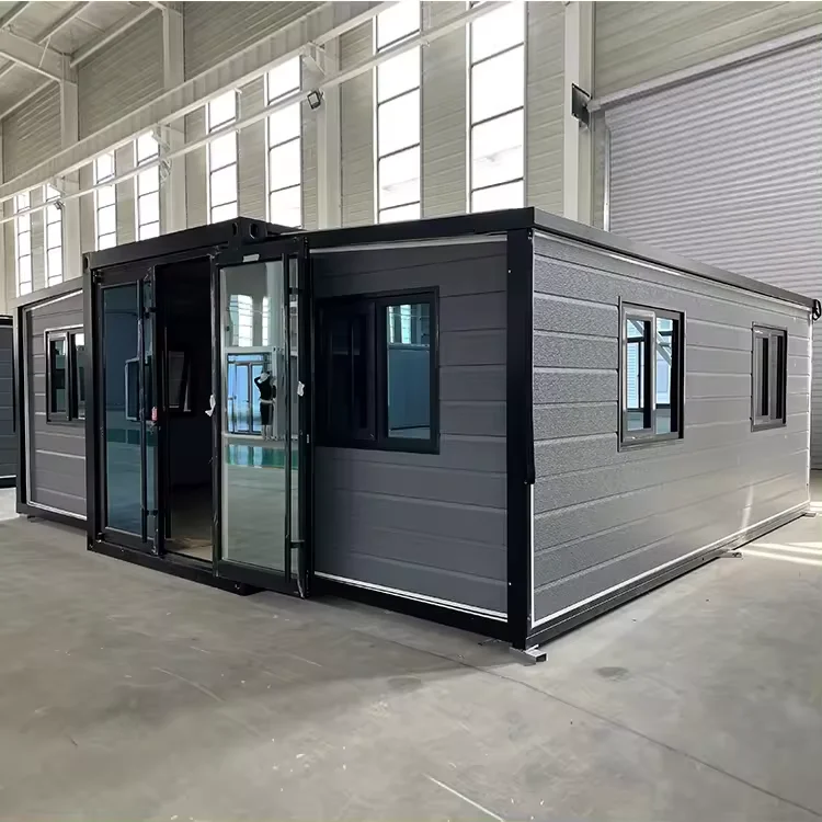 Оптовая продажа 20 футов складной крошечный дом для ванной комнаты стальной и сэндвич-панели строительство расширяемый контейнерный использования в квартире