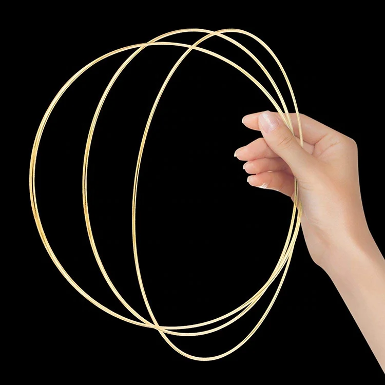 4inch-Dream Catcher Hoops Round/ Metal Macrame Rings for Crafts/Floral Wreath/Wedding Garlands