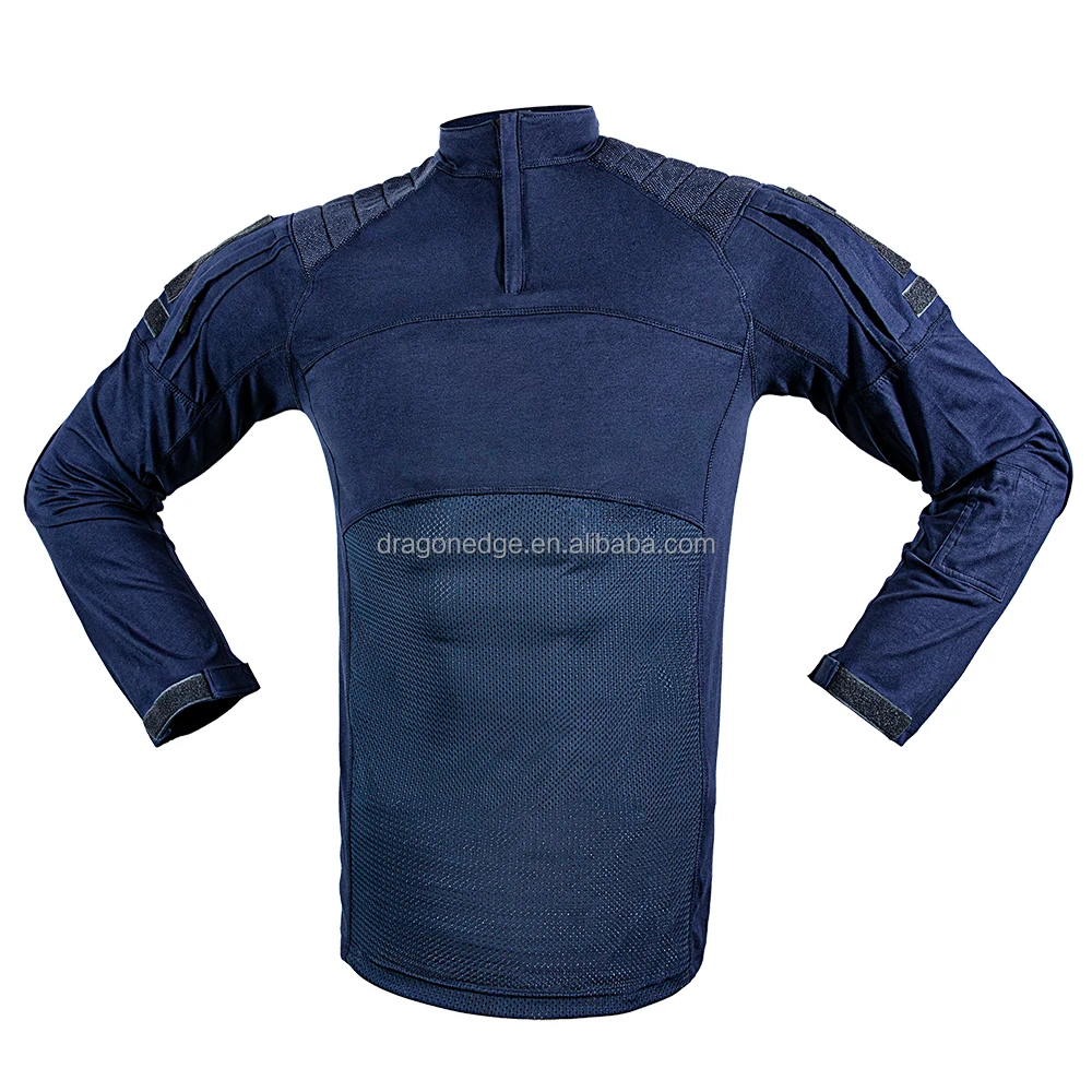 SPARK TAC Тактический туловище Джерси камуфляжная тактическая одежда рубашка лягушка костюм темно-синий