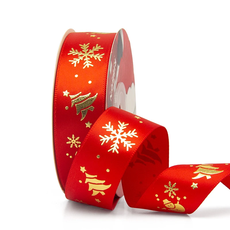 Good Quality Manufacturer Personalized Christmas Ribbons for Tree Decoration
