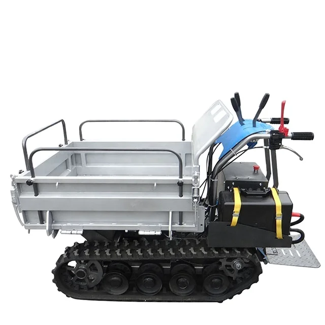 Electric Power Tracked Barrow 50Ah 500kg battery power barrow mini truck mini dumper
