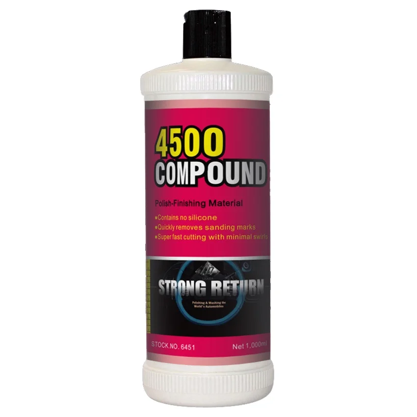 NF #4500 Polish-Finishing Material Final polish Water Base silicon free wax free car polishing compound for car beauty