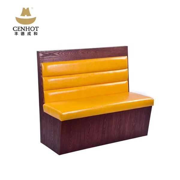 CENHOT Wholesale Customized Wooden Restaurant  bench booth single side seating