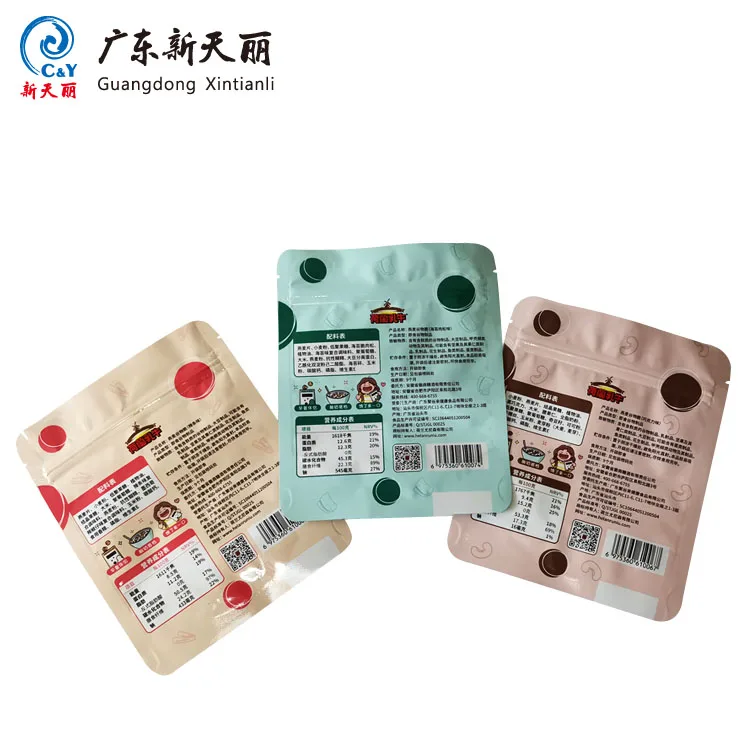 hot seal cookie bag potato packaging bags snack bar packaging transparent alimentaire plastic packaging