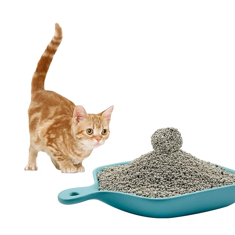 Wholesale manufacturer pet product pellets ball shape cat litter clumping bentonite