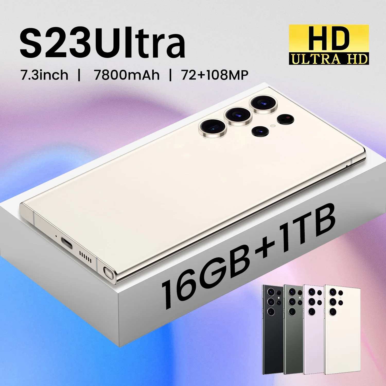 2024 2025 бестселер смартфон S23 ультра 16 ГБ + 1 ТБ версия Dual Sim Nano Оригинальный разблокированный сотовый телефон 7 2 дюймов мобильный