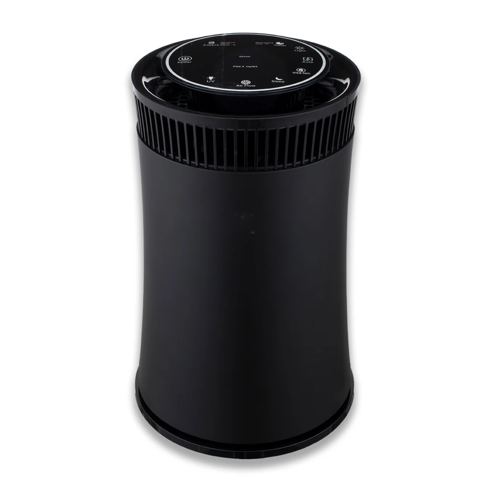 Trending 2024 air purifyer round shape air purifier uv germ light air treatment HEPA Filter with photo catalyst