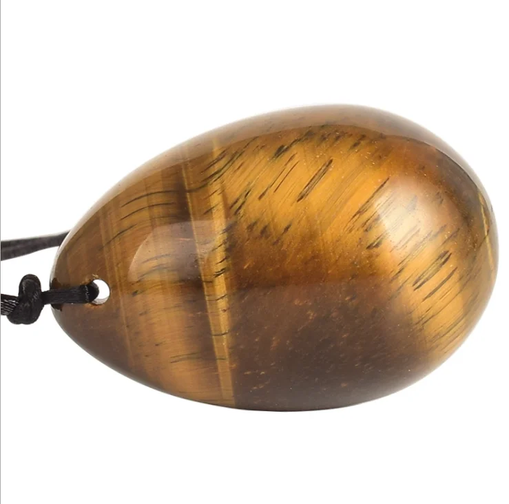 Набор яиц тигровый глаз yoni хрустальные яичные палочки хорошего качества и по низкой