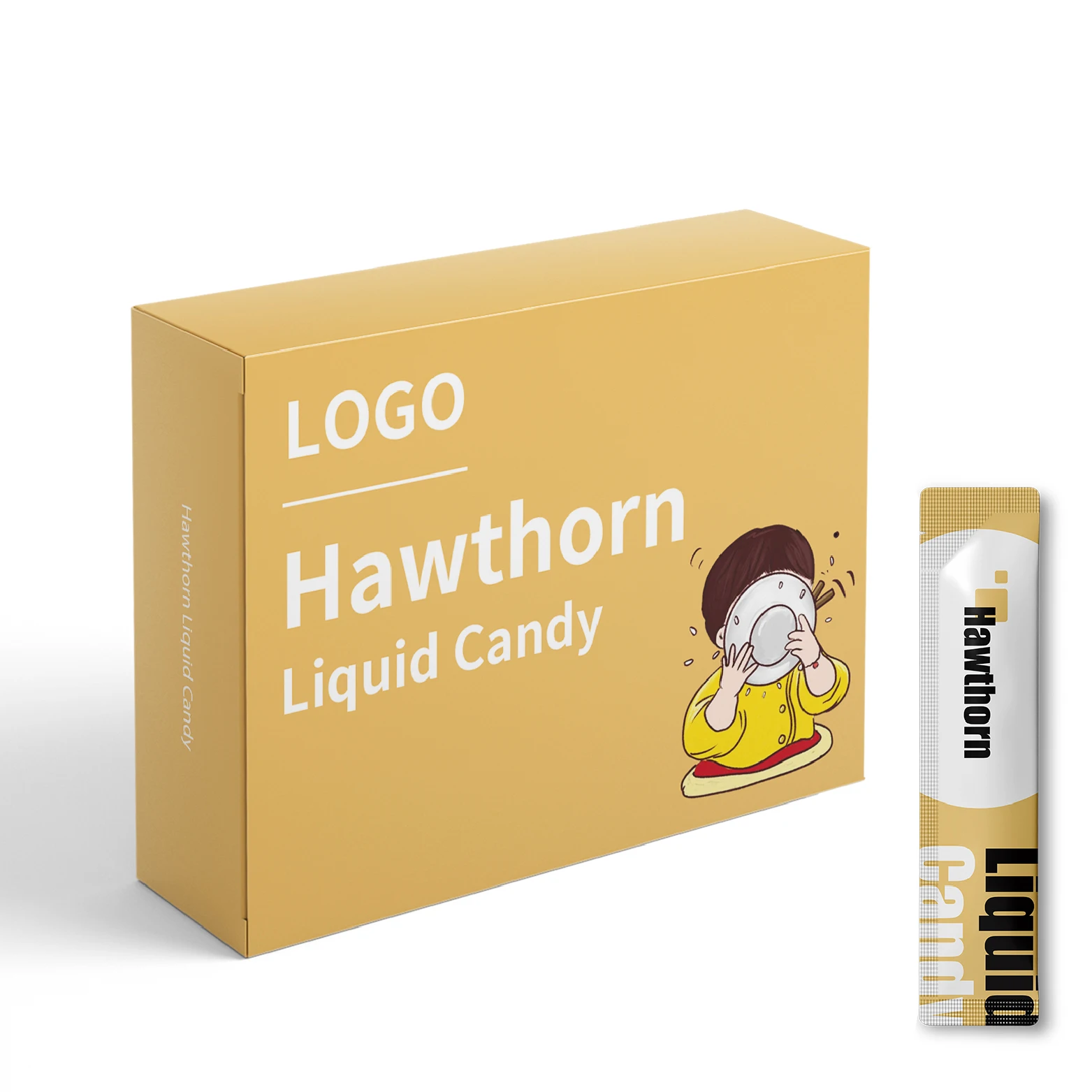 Wholesale High quality Hawthorn Liquid Candy digestive & appetite support hawthorn lipase Liquid gummies for kids & adults