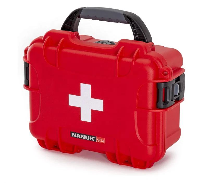 Good price 25 Person Wall Mounted Medic First Aid Plastic Tool Box for Workplace Office
