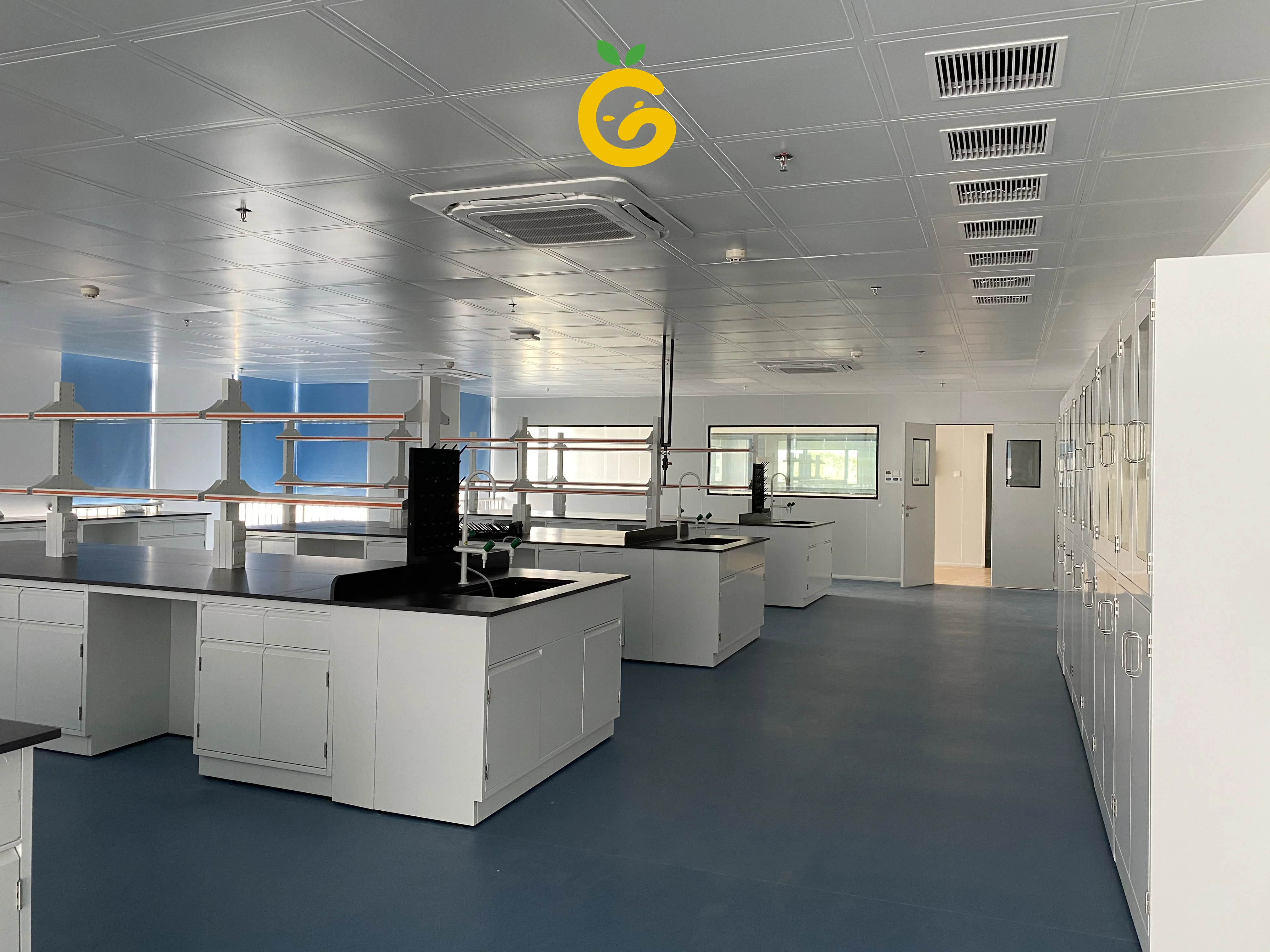 Commercial furniture pharmaceutical laboratory bench chemistry wall table laboratory furniture for university