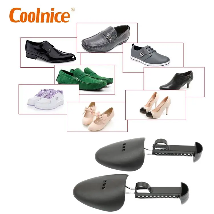 Practical Plastic Adjustable Length Boot Holder Organizers Men Shoe Tree Stretcher