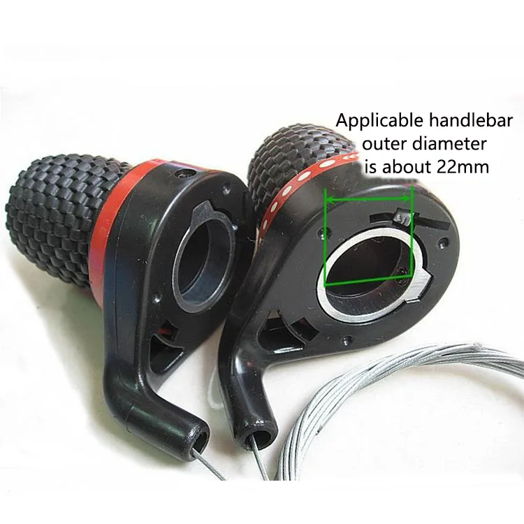 
rear derailleur and brake lever MTB Bike Bicycle Twist Grip Gear Shifters 