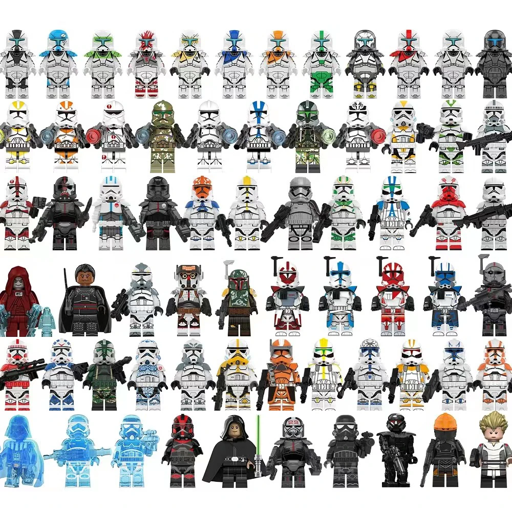 XINH Factory Space Wars Minifigs clone trooper ARC Commander Rex Cody hunter Jesse Mini Building Block Figures Action Toys