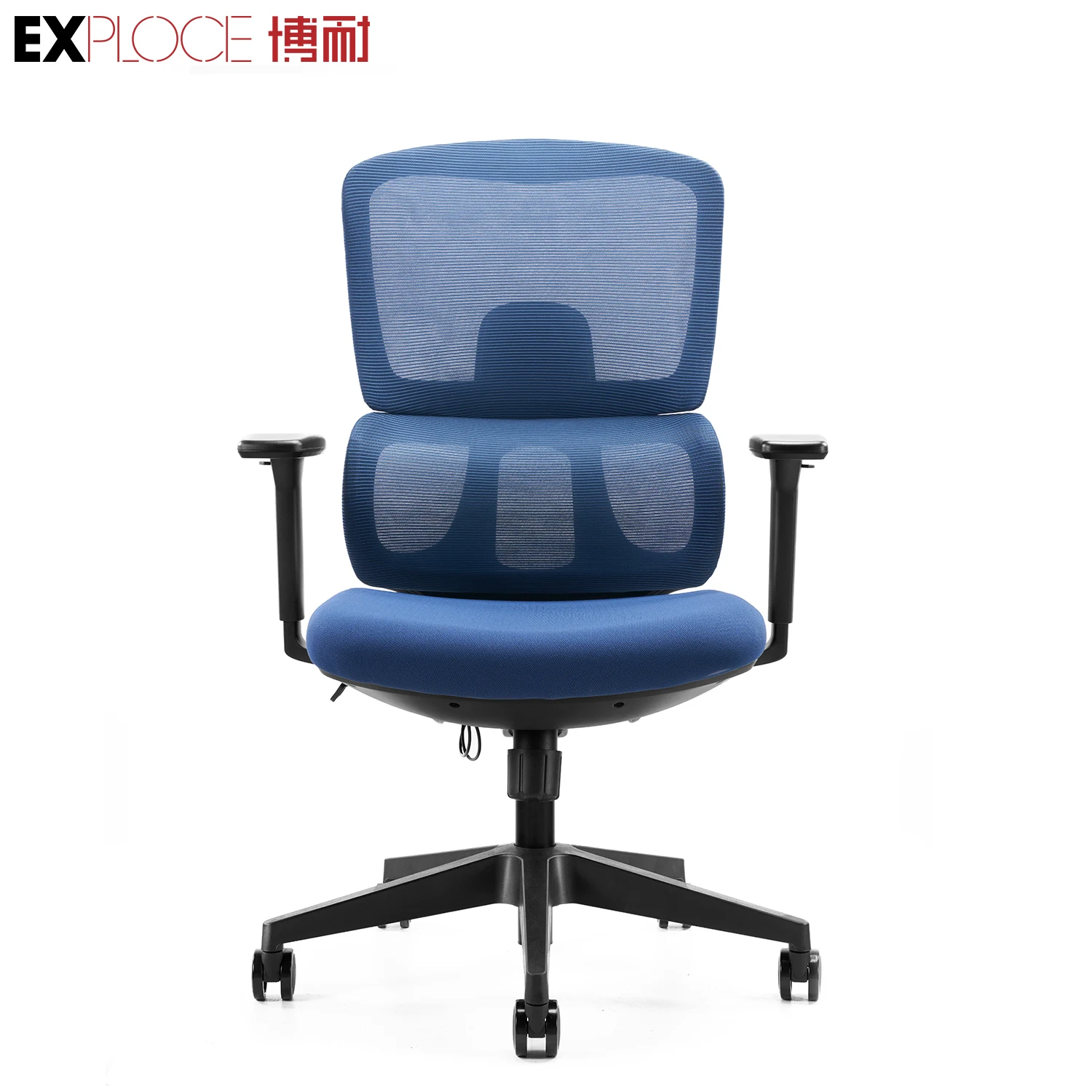 PA Nylon rotating chair Mid Back Lift Swivel Chairs Ergonomic Mesh Office Chair