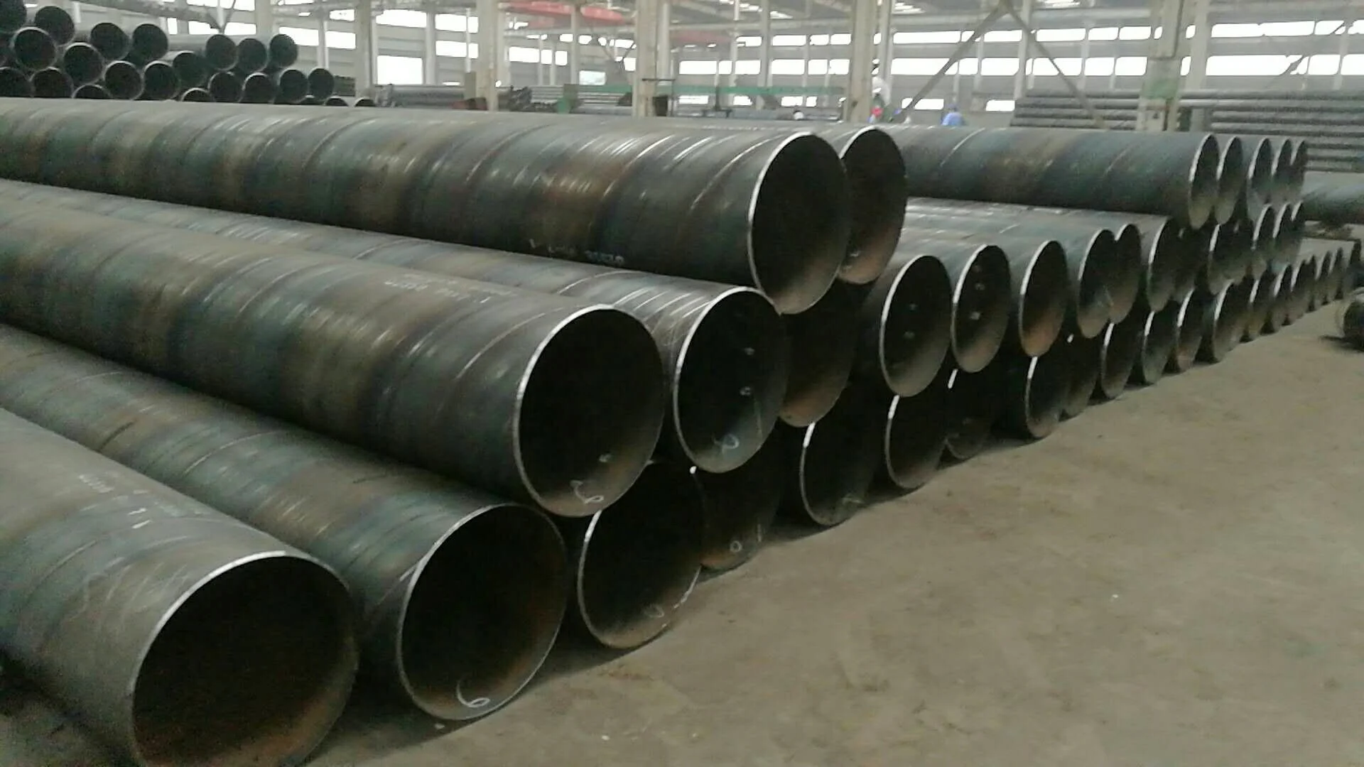 
spiral welded structure steel pipe piles 