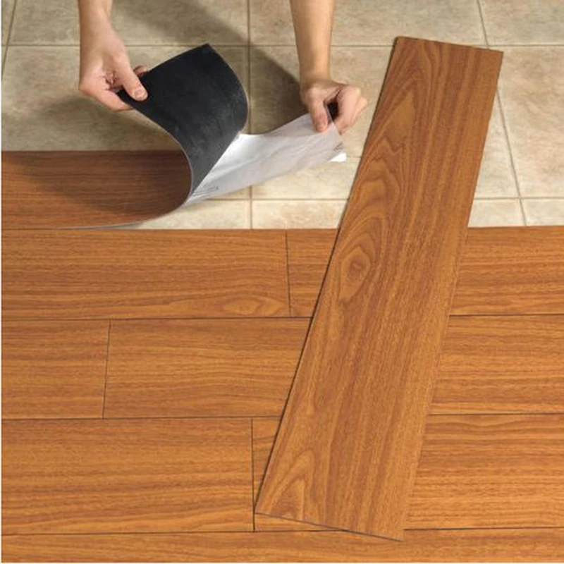 newly design fashionable self adhesive pvc floor plastic floor and pvc floor tile for decoration