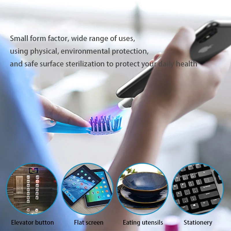 portable multi function portable phone mobile mini UVC Sterilizer B34