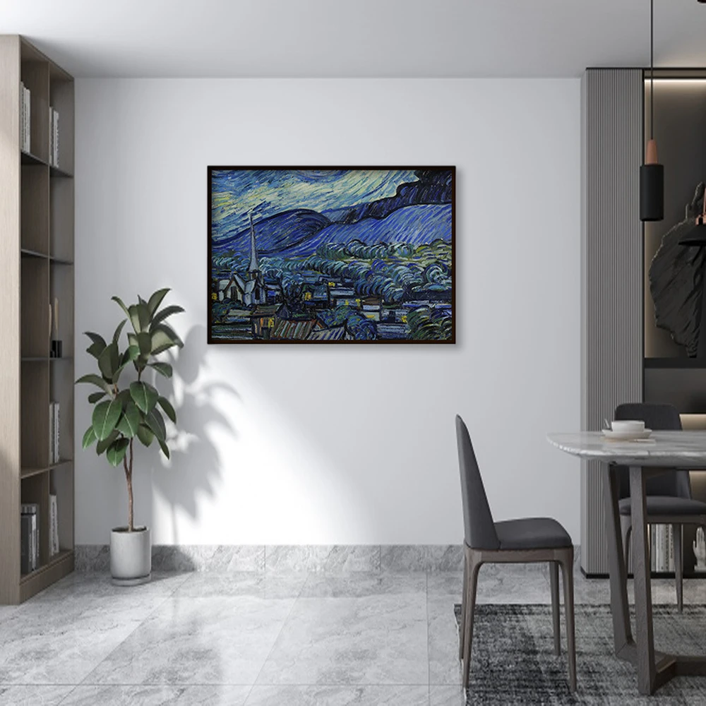 OEM Handpainted Oil Painting Canvas Traditional Style Abstract Art Work of Art for Hotel Custom Model Number