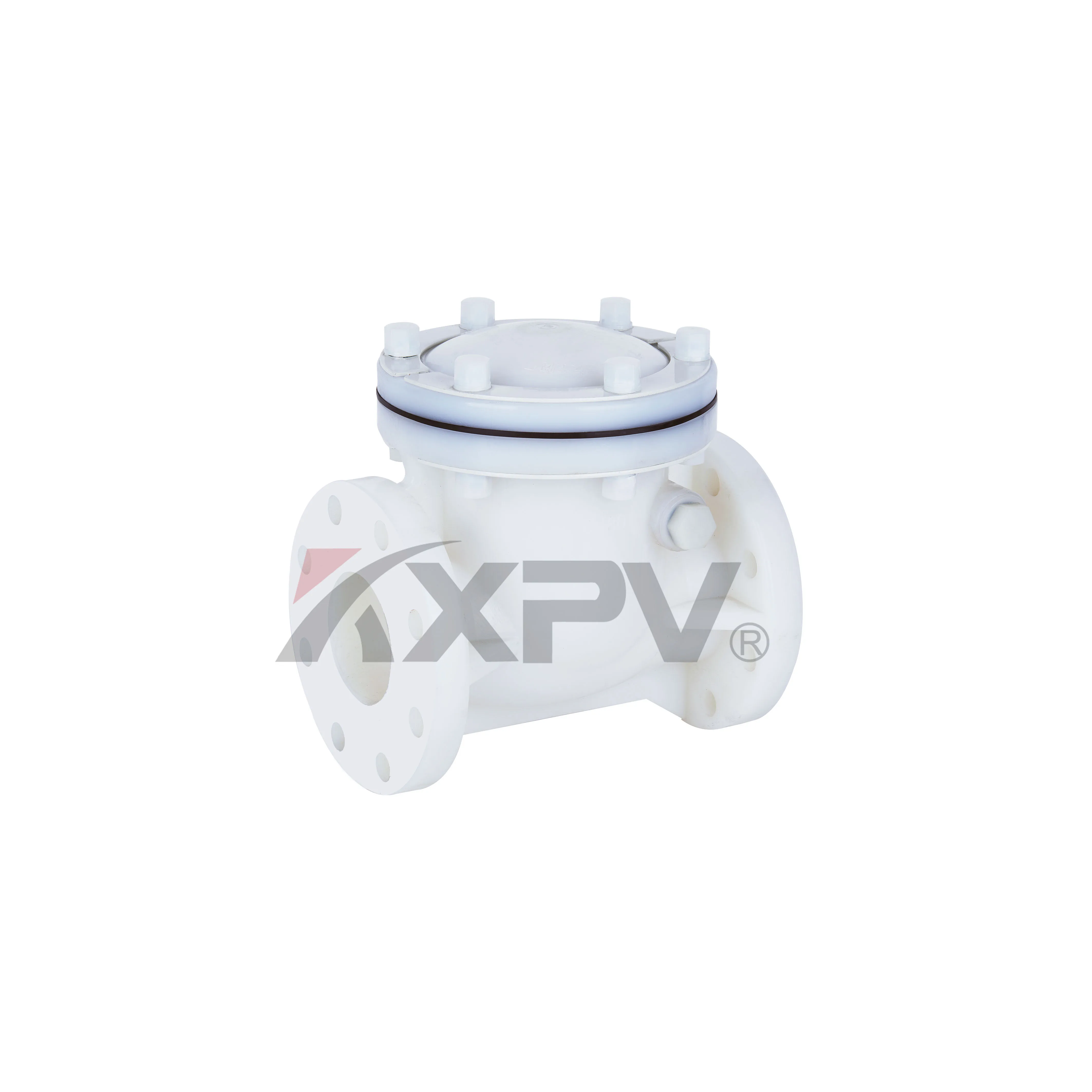 China high quality plastic pvdf  Swing Check Valve 1/2'-12'  1/2in-12in for industry handle  valve ANSI/ASTM standard