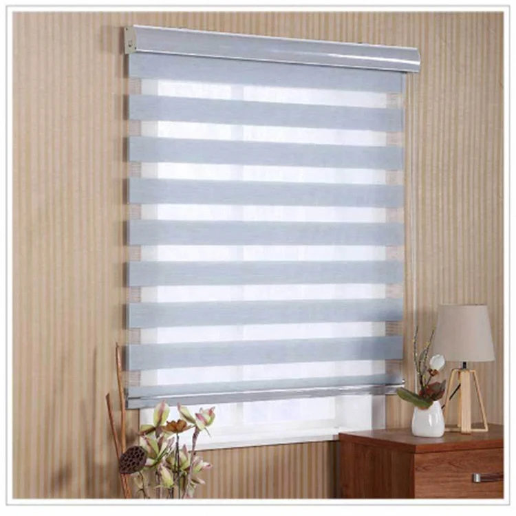 QINGYING Factory Customized Zebra Blinds Day Night Double Roller Curtains