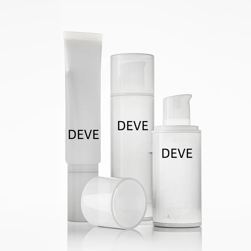 Custom recycled new  empty cosmetics squeeze tube plastic bottle for face wash bottles packaging tube  15ml 30ml 50ml 100