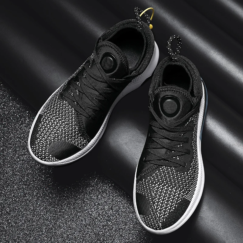 
Breathable lace up High quality shock absorbing Men shoes National sport running shoes 