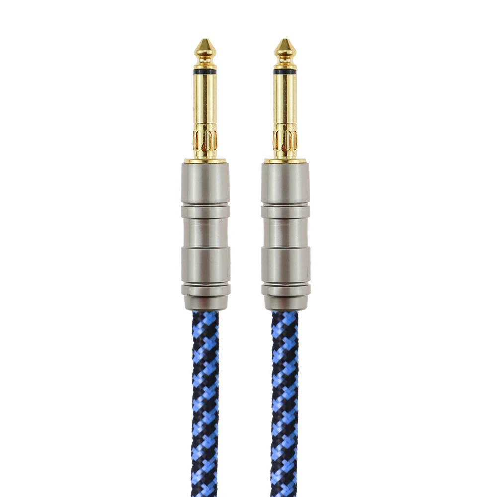 music instrument 10ft 15ft 20ft 25ft  3m 4.5m 6m  drum bass electric 6.35mm guitar  cable