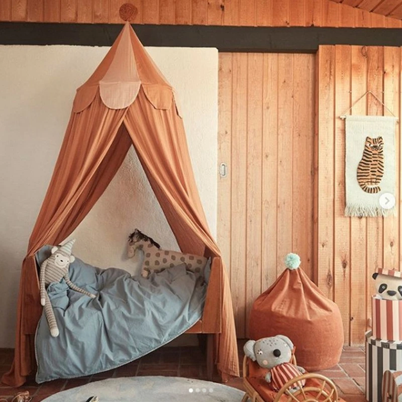 Baby Girl Princess Bed Mosquito Net Canopy For Crib Cot Decoration