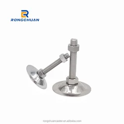 304 Stainless Steel Adjustable Foot For Ground Mounting Machine Leveler