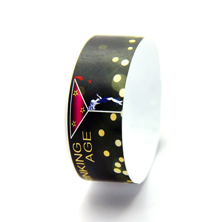 Custom Children Identification Tracking Disposable RFID Wristband Ultralight Medical Paper PVC Bracelet