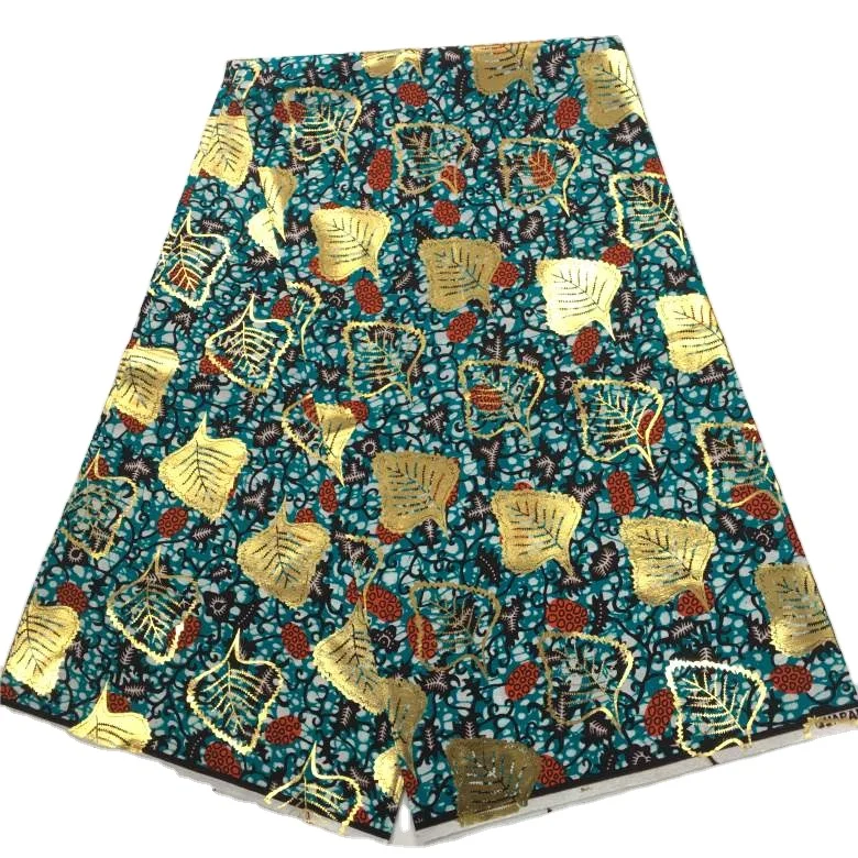 New Model 100% Cotton Super Gold Wax Prints Holland Golden Wax Pagne Africain